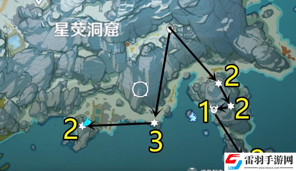 原神星银矿石分布图