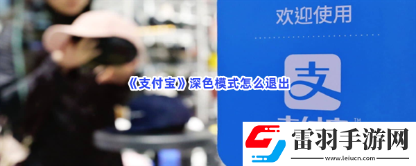 支付宝深色模式怎么退出