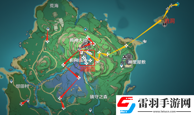 原神5.0鬼兜虫采集路线2024鬼兜虫在哪里采集