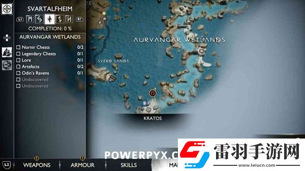 战神5诸神黄昏奥尔范格湿地奥丁的渡鸦位置在哪