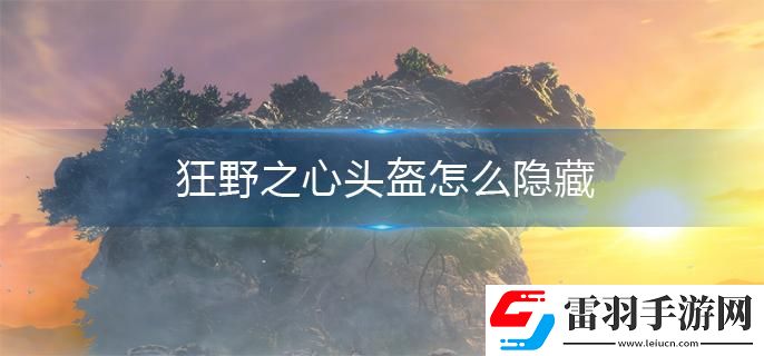 狂野之心头盔怎么隐藏