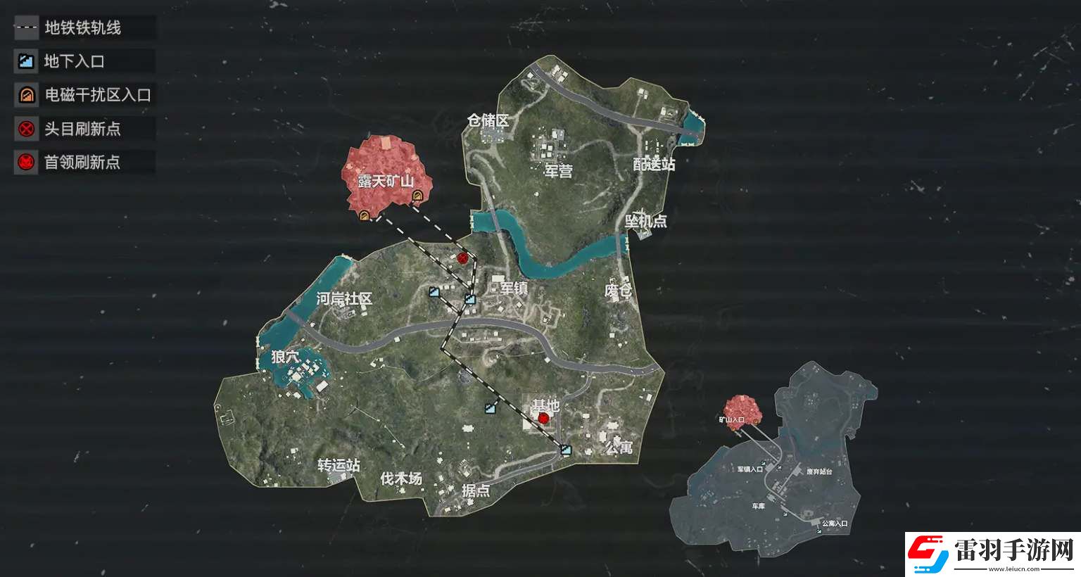 和平精英地铁逃生金库位置大全