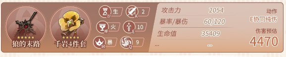 原神嘉明毕业面板