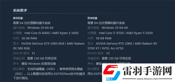 黑神话悟空多少g内存