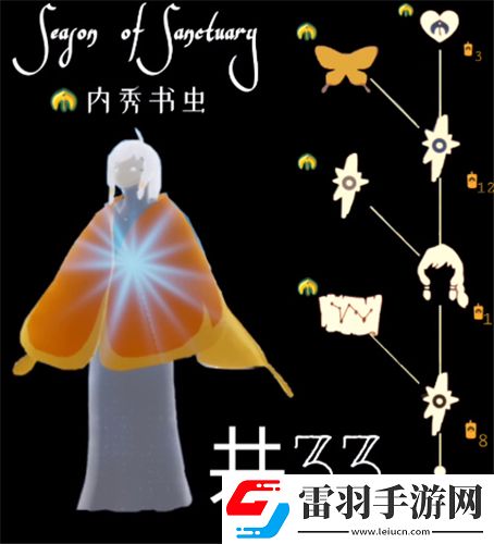 光遇圣岛季蝴蝶斗篷怎么获得兑换多少蜡烛