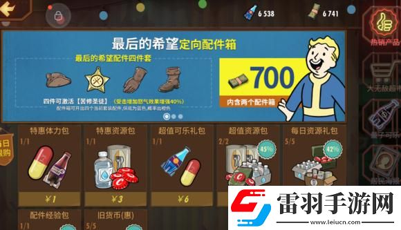 辐射避难所ol生命抗性效果怎么样收益效果属性分析