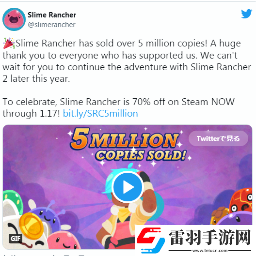 史莱姆牧场销量破500万份！Steam开启限时促销