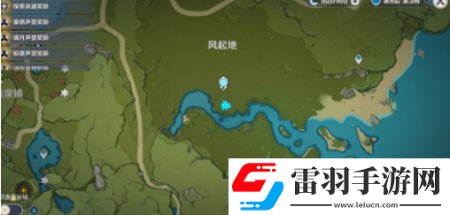 原神风起地附近的红色帐篷在哪