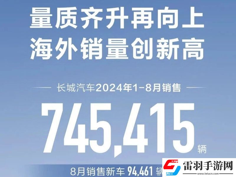 2024年8月汽车销量