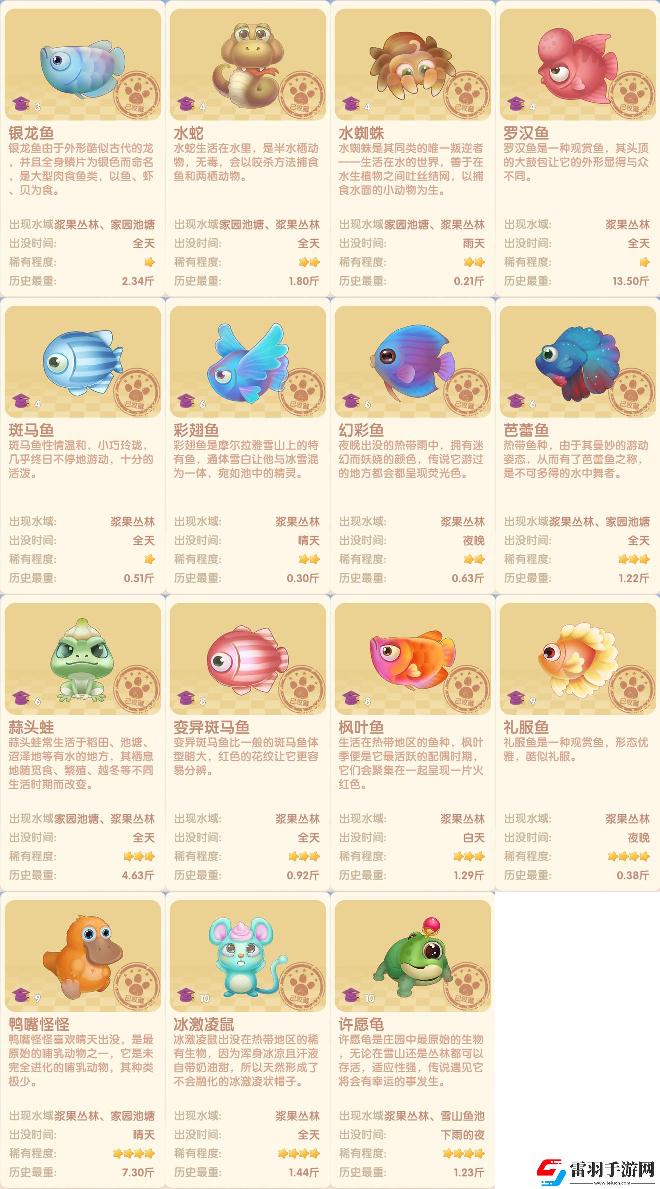 摩尔庄园冰晶龙虾垂钓位置介绍