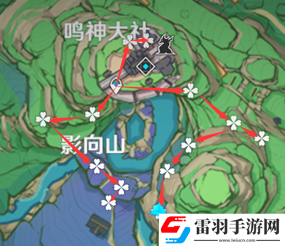 原神2.7鸣草采集点原神2.7鸣草采集路线