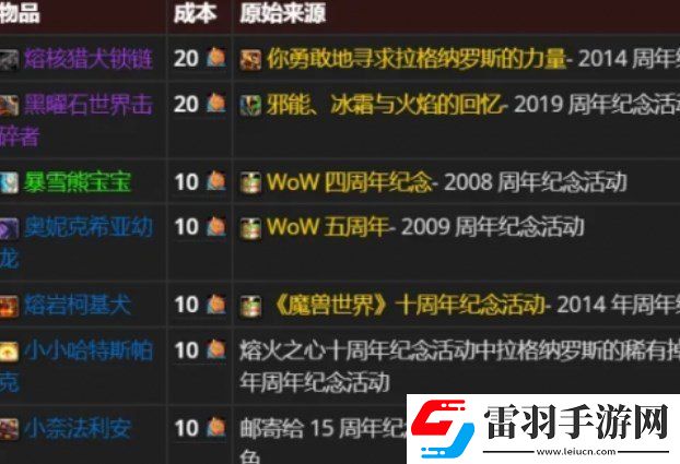 魔兽世界20周年庆庆典代币获得方法魔兽世界20周年庆代币怎么领取