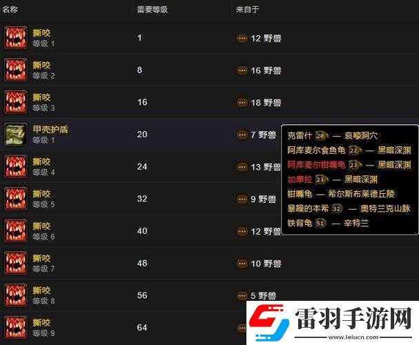 魔兽世界怀旧服宝宝训练指南