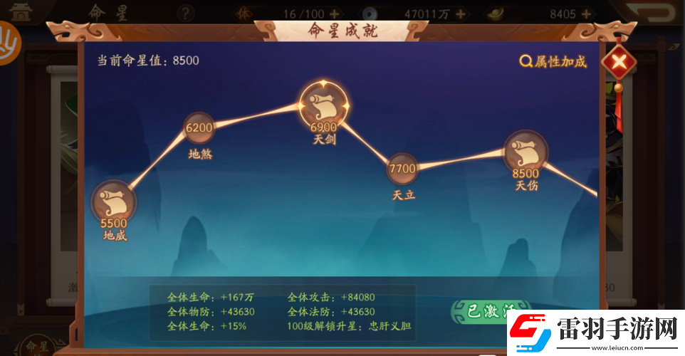 少年三国志命星系统全解析