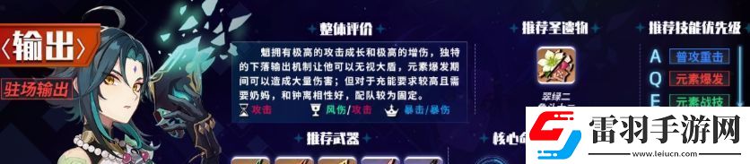 原神1.6主c强度排行