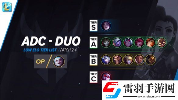 英雄联盟手游2.4版本强势英雄lol手游2.4英雄强度排行一览