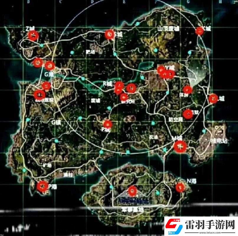 和平精英元旦雕像位置汇总