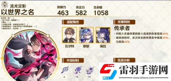 崩坏星穹铁道忘归人光锥怎么选