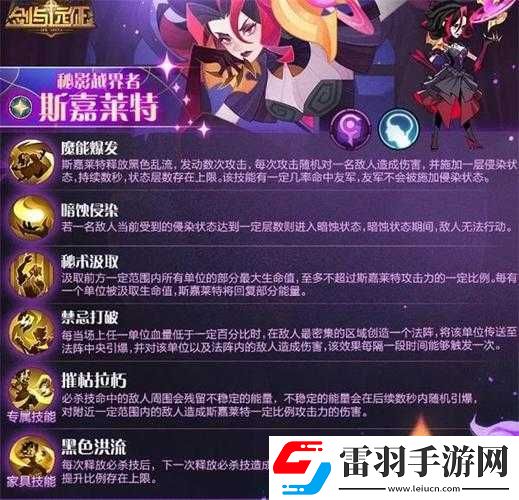剑与远征斯嘉莱特试炼之地攻略指引