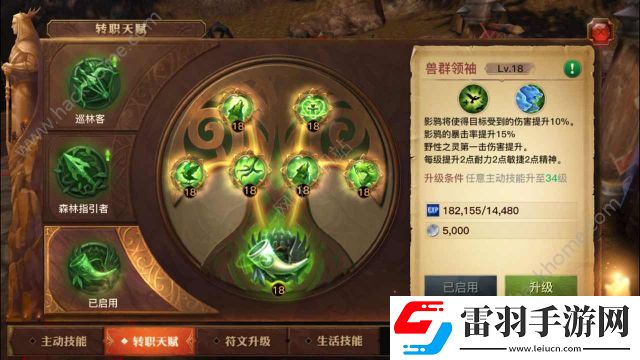 光明大陆兽王天赋介绍兽王猎天赋加点推荐