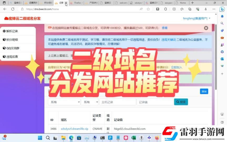 “免费二级域名生成站”崛起记