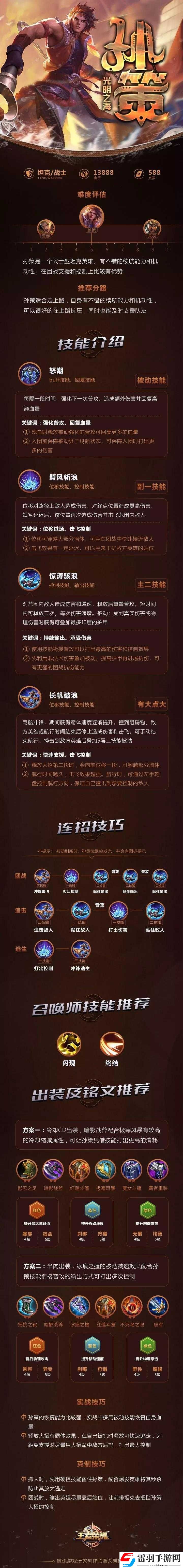 王者荣耀孙策玩法全解析及铭文搭配技巧指南