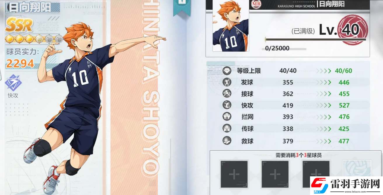 排球少年手游潜能套装搭配攻略