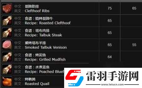 魔兽世界90烹饪食材获取攻略各类主要食材获得方式详细介绍