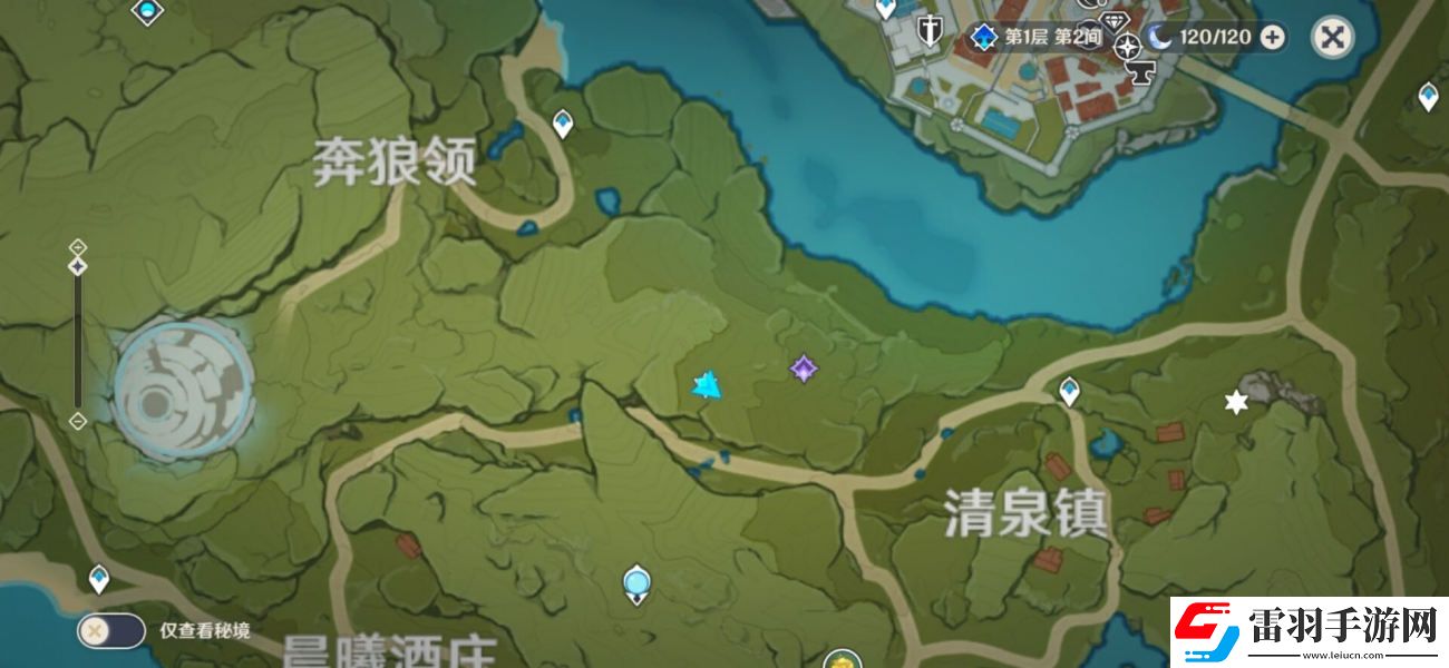 原神蒙德地灵龛分布图