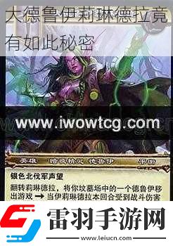 大德鲁伊莉琳德拉竟有如此秘密