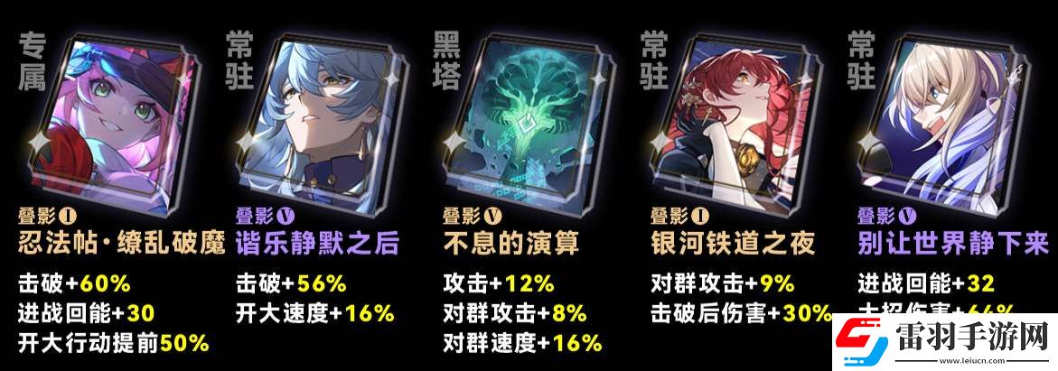 崩坏星穹铁道乱破带什么光锥
