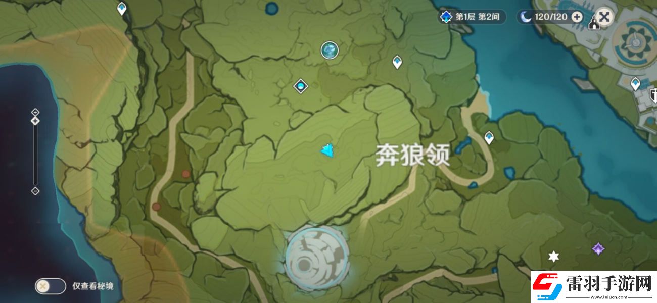 原神蒙德地灵龛分布图