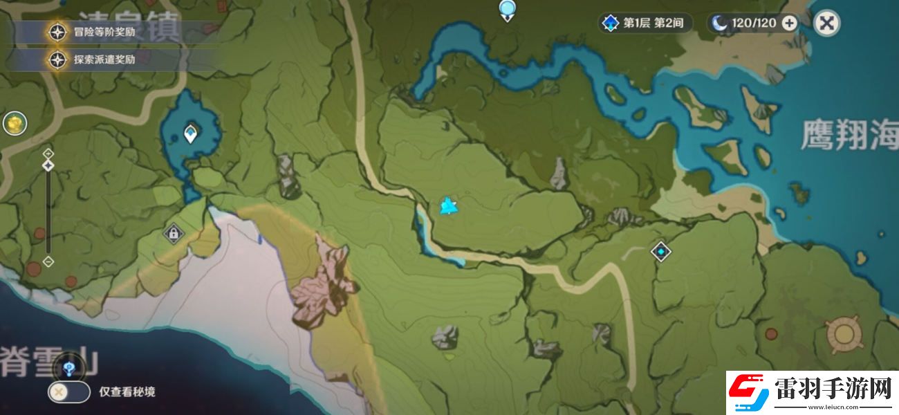 原神蒙德地灵龛分布图