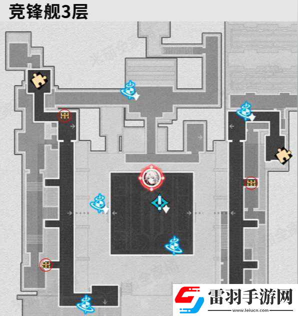 崩坏星穹铁道2.5新地图竞峰舰宝箱一共有几个