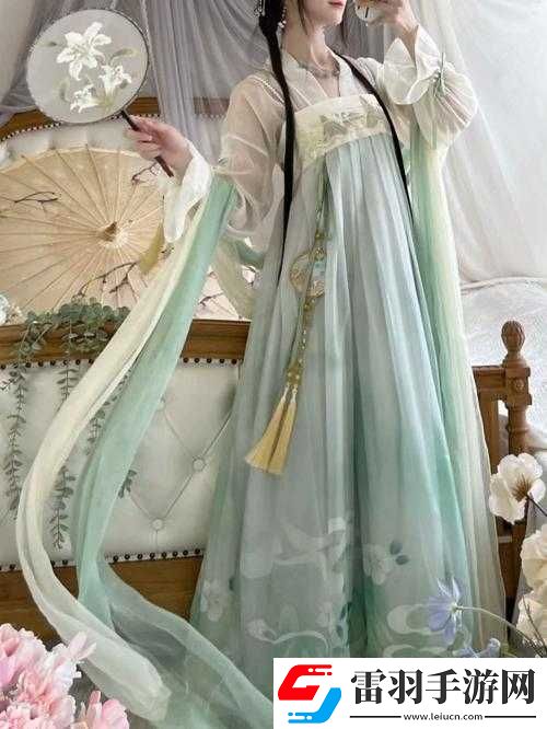 汉服女装齐胸襦裙被C到喷水