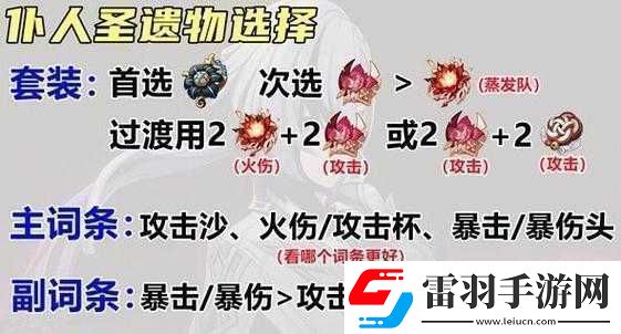 原神女仆满命圣遗物最佳搭配选择策略探讨