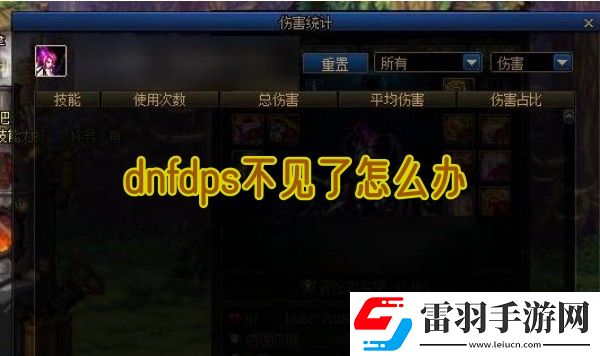 dnfdps不见了怎么办