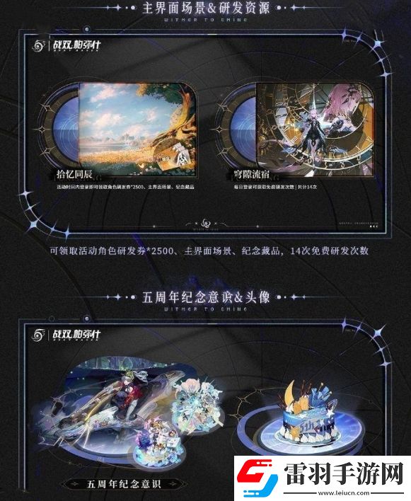 战双帕弥什5周年福利有什么