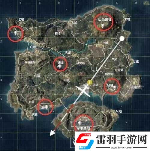 和平精英热气球具体位置在哪里