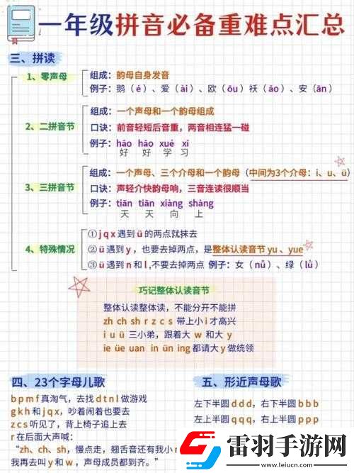 韵母攻略第一版本