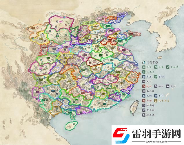 “三国全面战争”朝廷势力