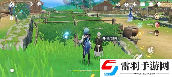 原神白狐之野铁门怎么打开