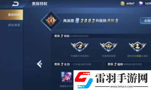 王者荣耀贵族v10要充多少钱