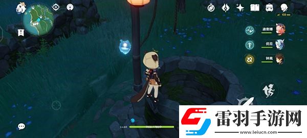 原神白狐之野铁门怎么打开