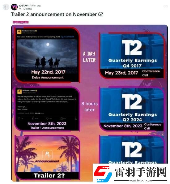 GTA6新预告什么时候来