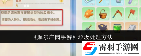 摩尔庄园手游*怎么处理