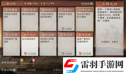 三国谋定天下s4九州议事玩法指南