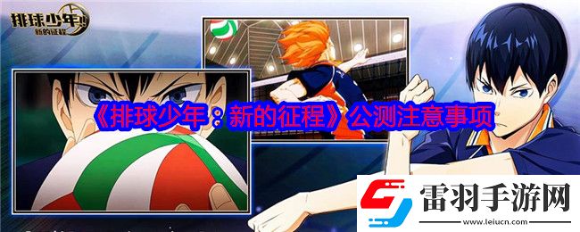 排球少年新的征程公测需要注意什么
