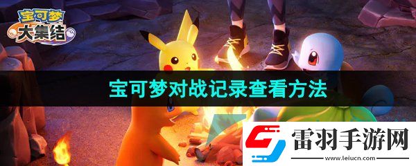 宝可梦大集结对战记录怎么查看