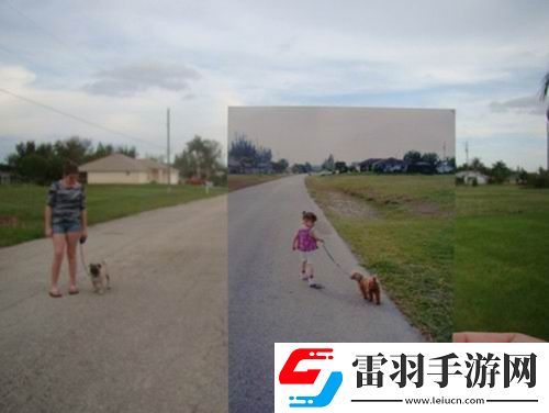 当现实与回忆重叠的瞬间泪水划过洒向照片